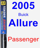 Passenger Wiper Blade for 2005 Buick Allure - Vision Saver