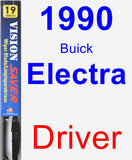 Driver Wiper Blade for 1990 Buick Electra - Vision Saver