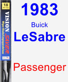 Passenger Wiper Blade for 1983 Buick LeSabre - Vision Saver