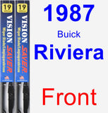 Front Wiper Blade Pack for 1987 Buick Riviera - Vision Saver