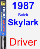 Driver Wiper Blade for 1987 Buick Skylark - Vision Saver