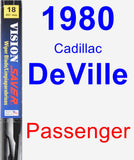 Passenger Wiper Blade for 1980 Cadillac DeVille - Vision Saver