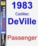 Passenger Wiper Blade for 1983 Cadillac DeVille - Vision Saver