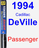 Passenger Wiper Blade for 1994 Cadillac DeVille - Vision Saver