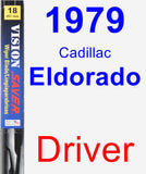 Driver Wiper Blade for 1979 Cadillac Eldorado - Vision Saver