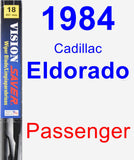 Passenger Wiper Blade for 1984 Cadillac Eldorado - Vision Saver