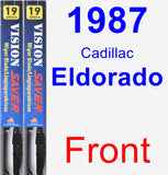 Front Wiper Blade Pack for 1987 Cadillac Eldorado - Vision Saver