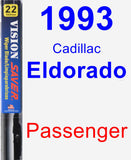 Passenger Wiper Blade for 1993 Cadillac Eldorado - Vision Saver