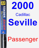 Passenger Wiper Blade for 2000 Cadillac Seville - Vision Saver