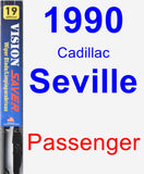 Passenger Wiper Blade for 1990 Cadillac Seville - Vision Saver