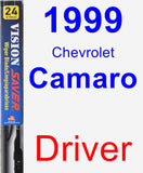 Driver Wiper Blade for 1999 Chevrolet Camaro - Vision Saver