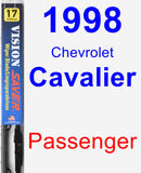 Passenger Wiper Blade for 1998 Chevrolet Cavalier - Vision Saver