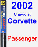 Passenger Wiper Blade for 2002 Chevrolet Corvette - Vision Saver