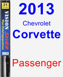 Passenger Wiper Blade for 2013 Chevrolet Corvette - Vision Saver