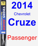 Passenger Wiper Blade for 2014 Chevrolet Cruze - Vision Saver