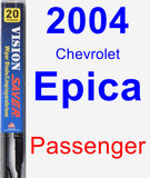 Passenger Wiper Blade for 2004 Chevrolet Epica - Vision Saver