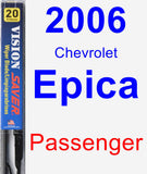 Passenger Wiper Blade for 2006 Chevrolet Epica - Vision Saver