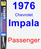 Passenger Wiper Blade for 1976 Chevrolet Impala - Vision Saver