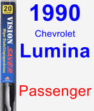 Passenger Wiper Blade for 1990 Chevrolet Lumina - Vision Saver