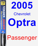 Passenger Wiper Blade for 2005 Chevrolet Optra - Vision Saver