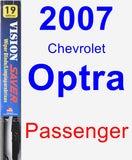 Passenger Wiper Blade for 2007 Chevrolet Optra - Vision Saver