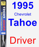 Driver Wiper Blade for 1995 Chevrolet Tahoe - Vision Saver