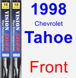 Front Wiper Blade Pack for 1998 Chevrolet Tahoe - Vision Saver