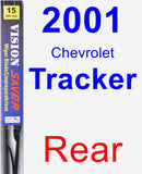 Rear Wiper Blade for 2001 Chevrolet Tracker - Vision Saver