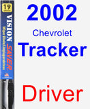 Driver Wiper Blade for 2002 Chevrolet Tracker - Vision Saver