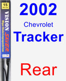 Rear Wiper Blade for 2002 Chevrolet Tracker - Vision Saver