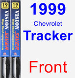 Front Wiper Blade Pack for 1999 Chevrolet Tracker - Vision Saver