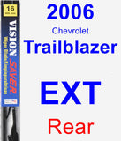 Rear Wiper Blade for 2006 Chevrolet Trailblazer EXT - Vision Saver