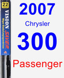 Passenger Wiper Blade for 2007 Chrysler 300 - Vision Saver