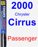 Passenger Wiper Blade for 2000 Chrysler Cirrus - Vision Saver