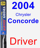 Driver Wiper Blade for 2004 Chrysler Concorde - Vision Saver