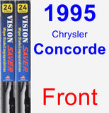 Front Wiper Blade Pack for 1995 Chrysler Concorde - Vision Saver