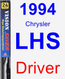 Driver Wiper Blade for 1994 Chrysler LHS - Vision Saver