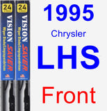 Front Wiper Blade Pack for 1995 Chrysler LHS - Vision Saver