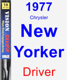 Driver Wiper Blade for 1977 Chrysler New Yorker - Vision Saver