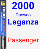 Passenger Wiper Blade for 2000 Daewoo Leganza - Vision Saver