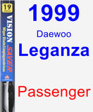 Passenger Wiper Blade for 1999 Daewoo Leganza - Vision Saver