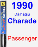 Passenger Wiper Blade for 1990 Daihatsu Charade - Vision Saver