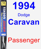 Passenger Wiper Blade for 1994 Dodge Caravan - Vision Saver