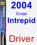 Driver Wiper Blade for 2004 Dodge Intrepid - Vision Saver