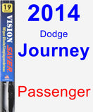 Passenger Wiper Blade for 2014 Dodge Journey - Vision Saver