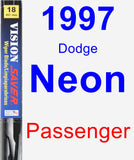 Passenger Wiper Blade for 1997 Dodge Neon - Vision Saver