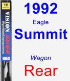 Rear Wiper Blade for 1992 Eagle Summit - Vision Saver