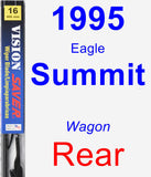 Rear Wiper Blade for 1995 Eagle Summit - Vision Saver