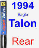 Rear Wiper Blade for 1994 Eagle Talon - Vision Saver