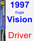 Driver Wiper Blade for 1997 Eagle Vision - Vision Saver